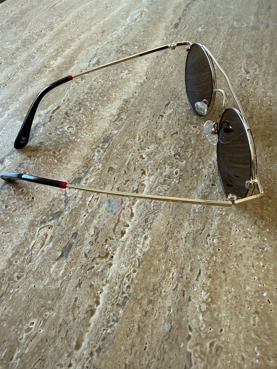 Bimba y Lola  Round Metal Sunglasses - Black Lenses
